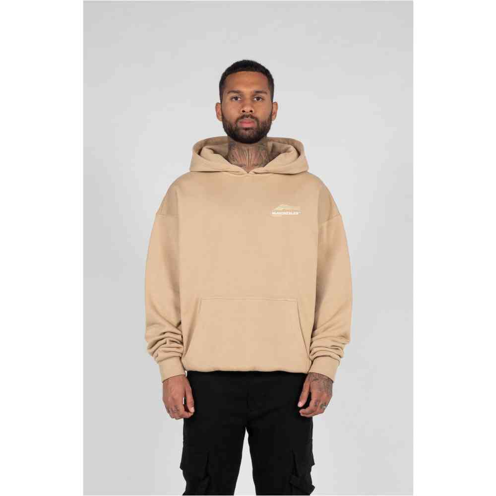 MJ GONZALES - Wave V.1 X Heavy Oversized Hoodie/trui - Beige